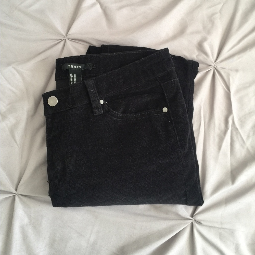 Black Corduroy Pants